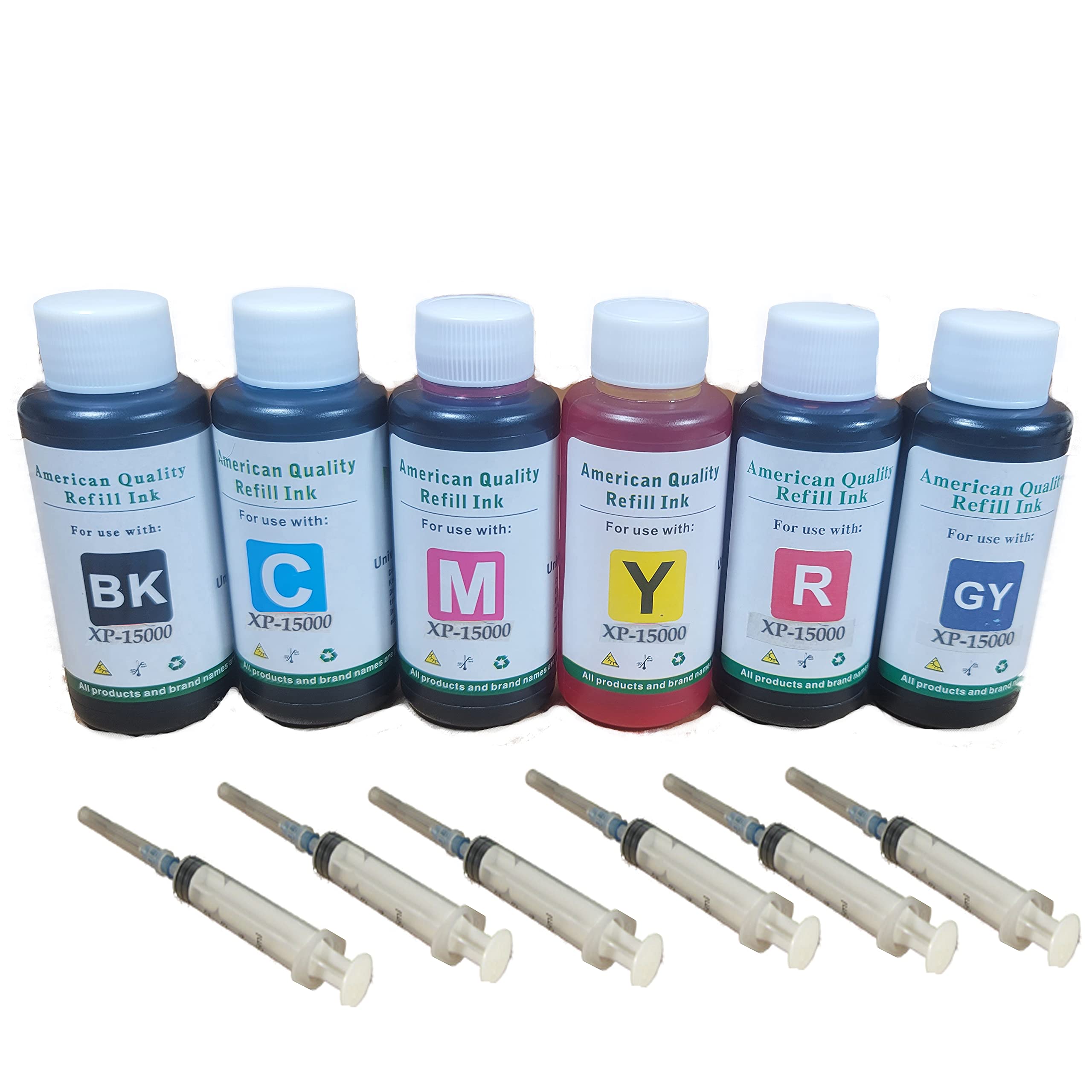 Amazon.com: Vivid Colors 6x100ml Premium Ink CISS Refillable Ink